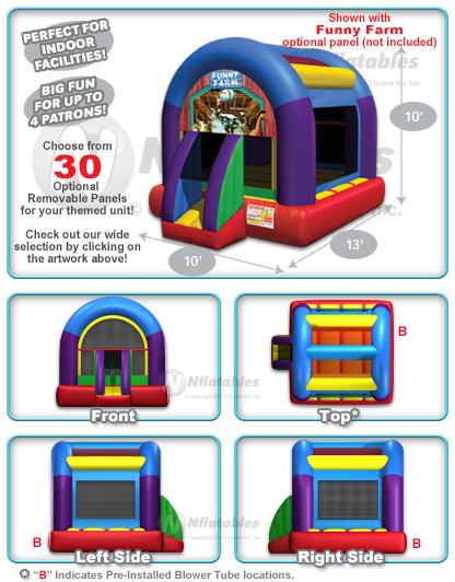 Wacky Arched Bouncer™ (Mini 10')