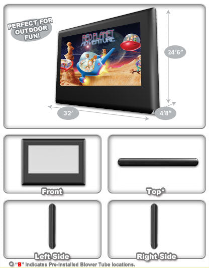 A2 Movie Screen (25‘x14’)
