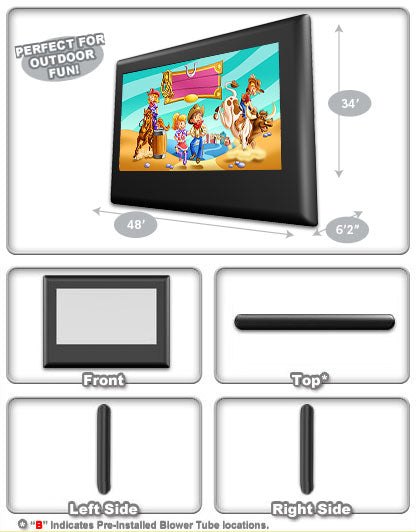 A3 Movie Screen (40‘x22’6”)