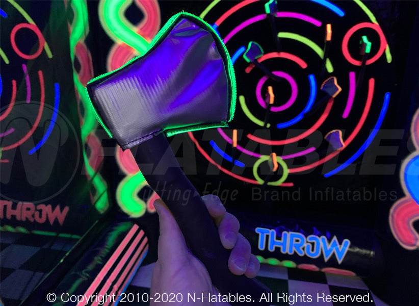 Battle Axe Blacklight Axe Throw (Double)