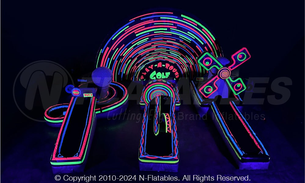 Play-A-Round Golf™ Blacklight 3-Hole
