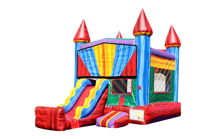21ft Colorful Mini Castle Combo