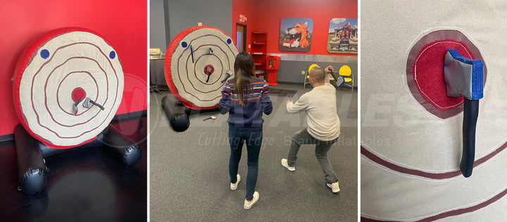 Captured Air Inflatable Axe Throwing Target