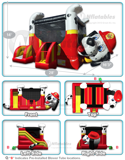 Fire Dog Belly Bouncer® Combo