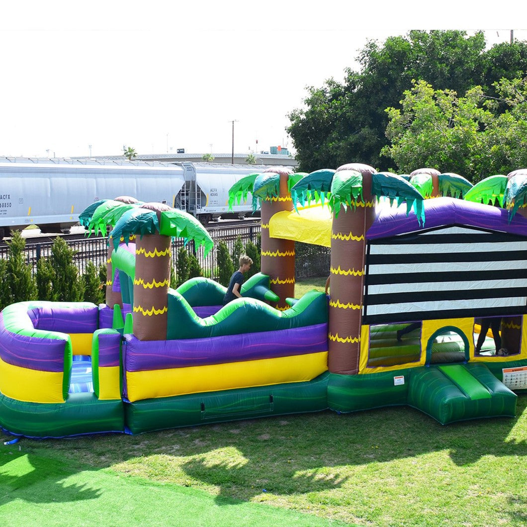 30 ft PALM BEACH OBSTACLE BOUNCE HOUSE