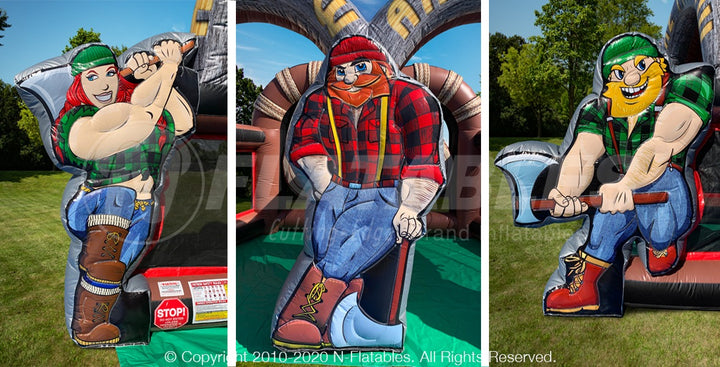 Inflatable Lumberjack Axe Throw™ (Double)