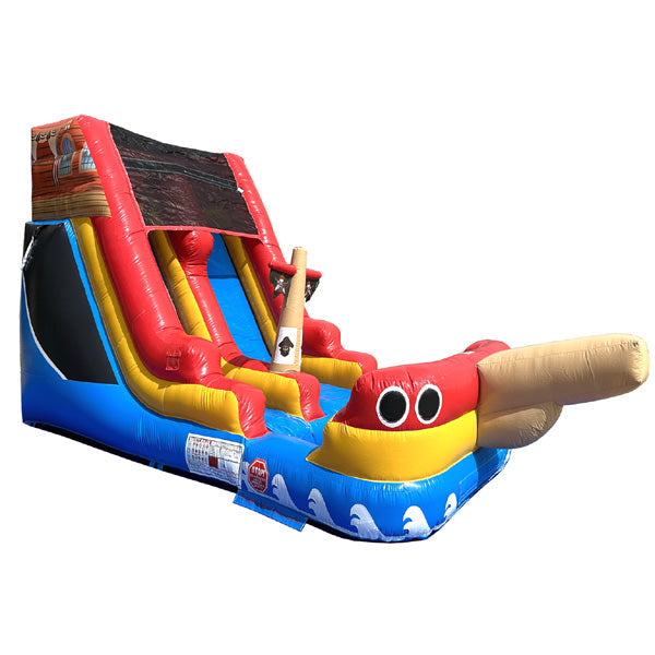 Pirate Ship Water Slide Without Blower and Stakes (Clearance Sale)