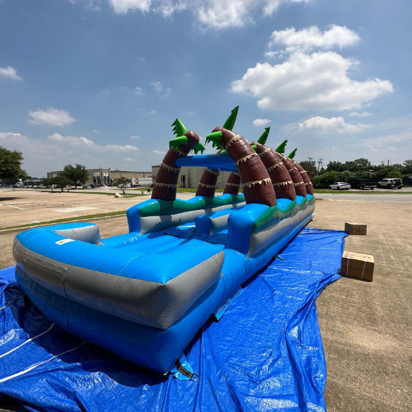 Dual Lane Palm Tree Slip n Splash