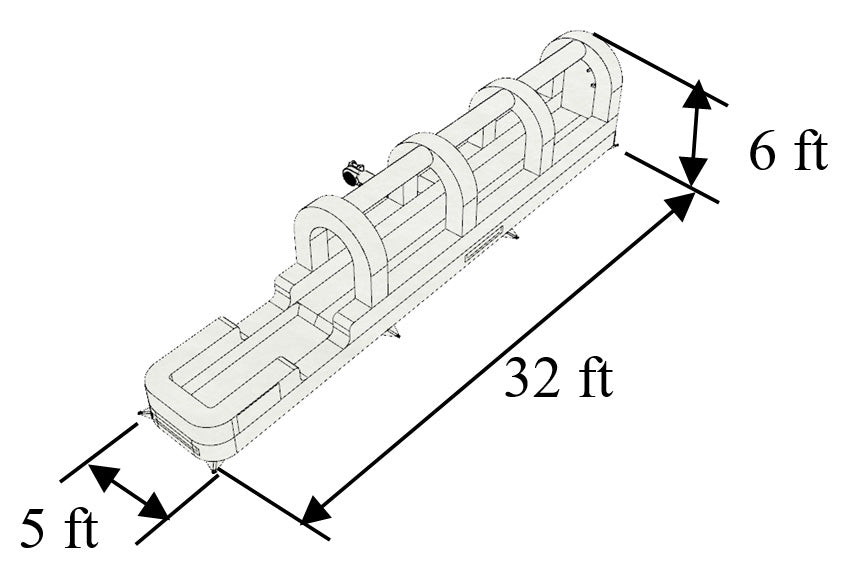 Single Lane Rainbow Slip n Splash
