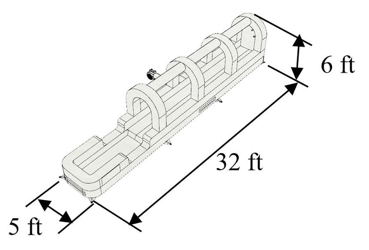Single Lane Rainbow Slip n Splash