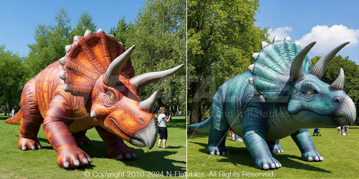 Inflatable Triceratops Dinosaur