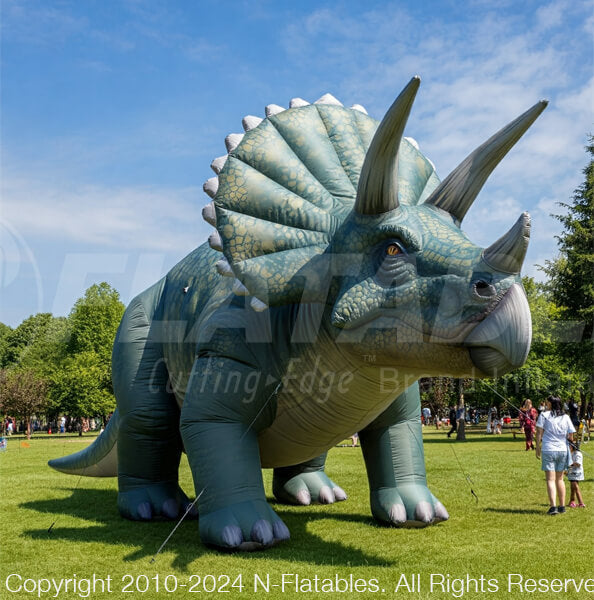 Inflatable Triceratops Dinosaur