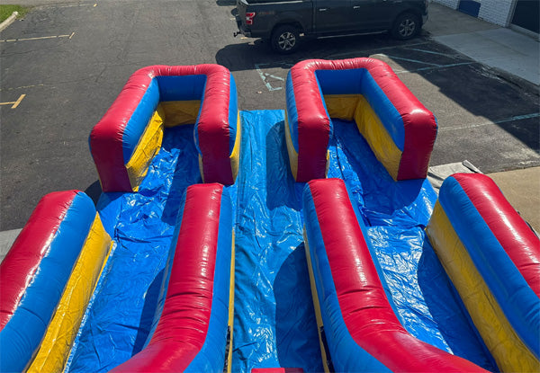 21'H Dual Lane Slide Wet n Dry