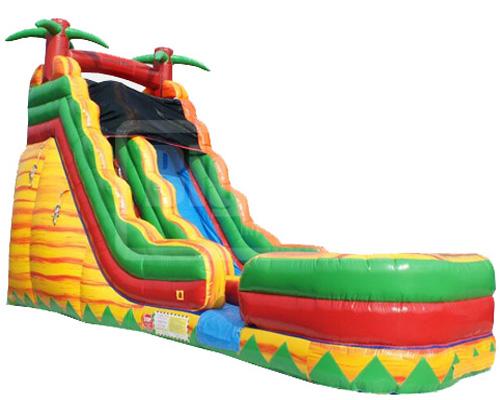 19'H Volcano Slide Wet n Dry
