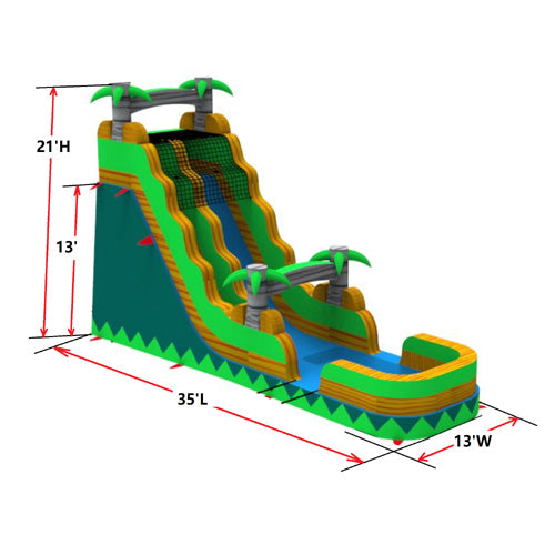 21'H Purple Super Slide W n D