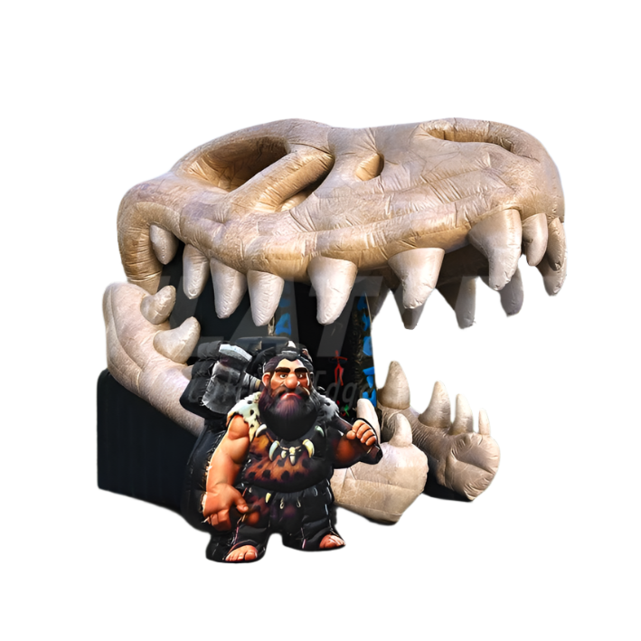 Caveman Blacklight Axe Throw