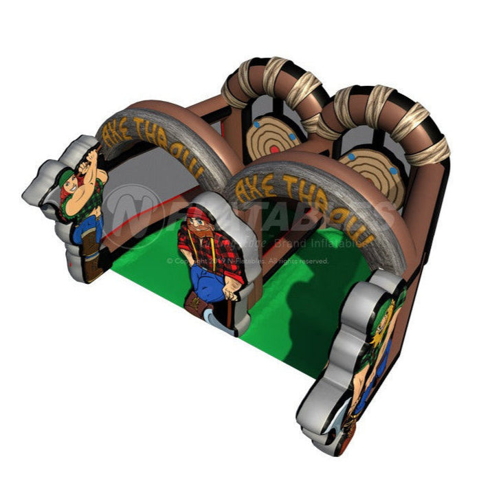 Inflatable Lumberjack Axe Throw™ (Double)