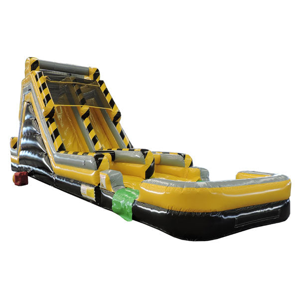 85'L Construction Obstacle Course with Removable Pool