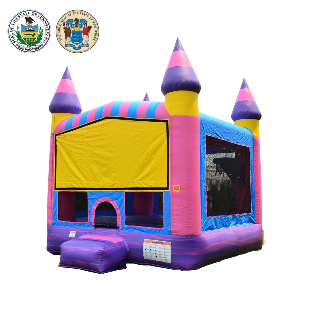 COTTON CANDY 13' X 13' BOUNCE HOUSE