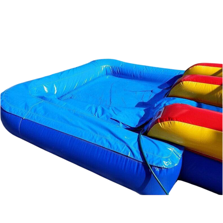 Double Lanes Inflatable Water Slide Bounce House - Durable Fun Jumpy Castle