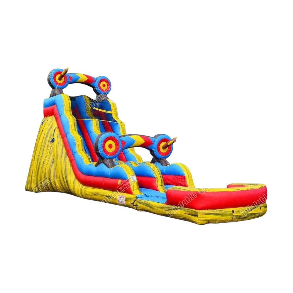 Commercial Grade Inflatable Water Slide with Pool - Multicolor Bouncy Waterslide