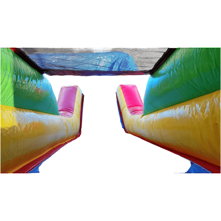 Double Lanes Inflatable Water Slide Bounce House - Durable Fun Jumpy Castle