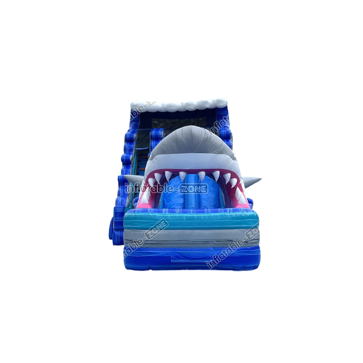 Giant Shark Inflatable Water Slide - Commercial Grade Party Slide