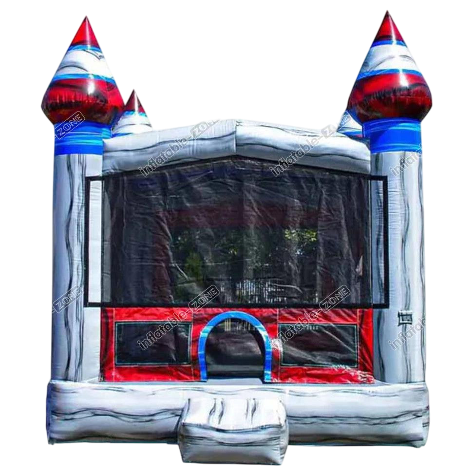 Titanium Marble Inflatable Bounce House - Commercial Jumping Castle for Birthday Parties