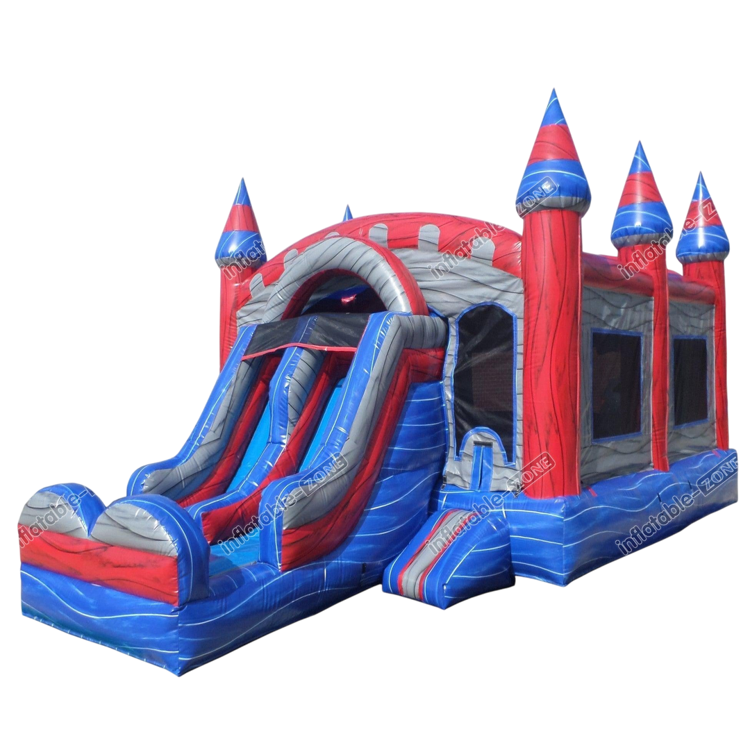 Bounce House Combo with Double Slide - Inflatable Castle for Kids