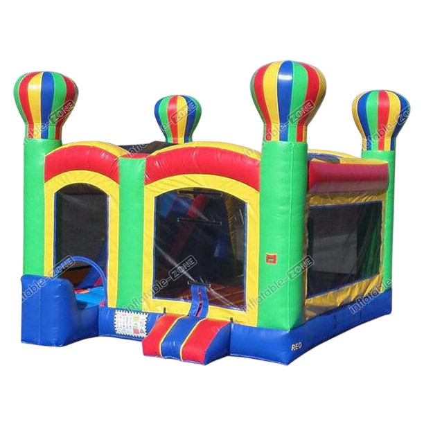 Multicolor Bounce House - Air Balloon Jumper for Kids Party Fun