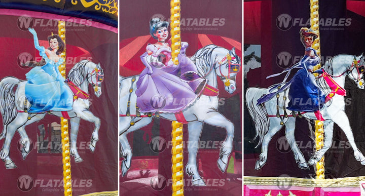 Princess Carousel Bouncer™ (15’)