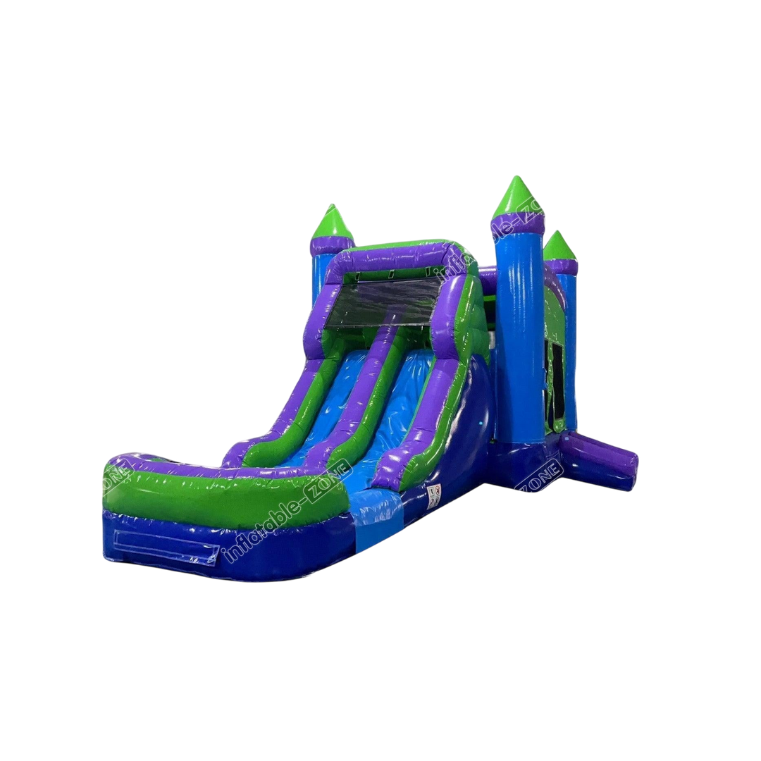 Dual Lane Water Slide Bounce House - Large Wet Dry Combo Party Jumper