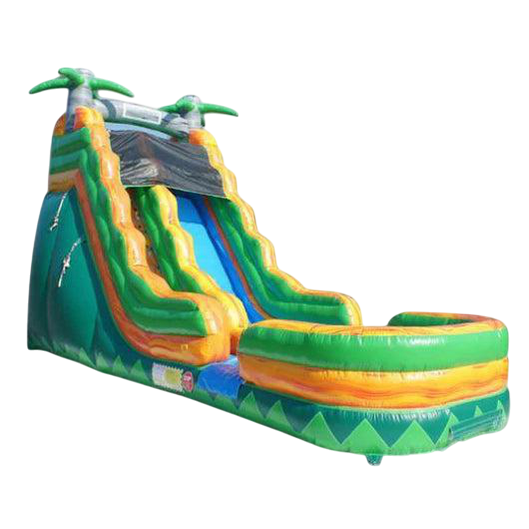 Giant Inflatable Water Slide - Intex Bounce Pool Adventure