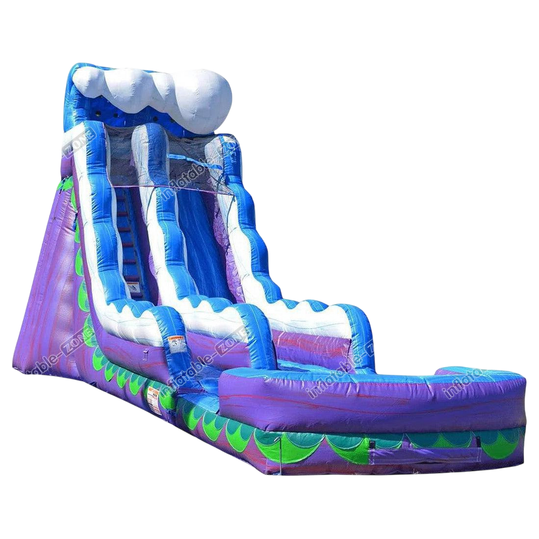 Mermaid Inflatable Water Slide with Splash Pool - Backyard Bounce Party Equipment