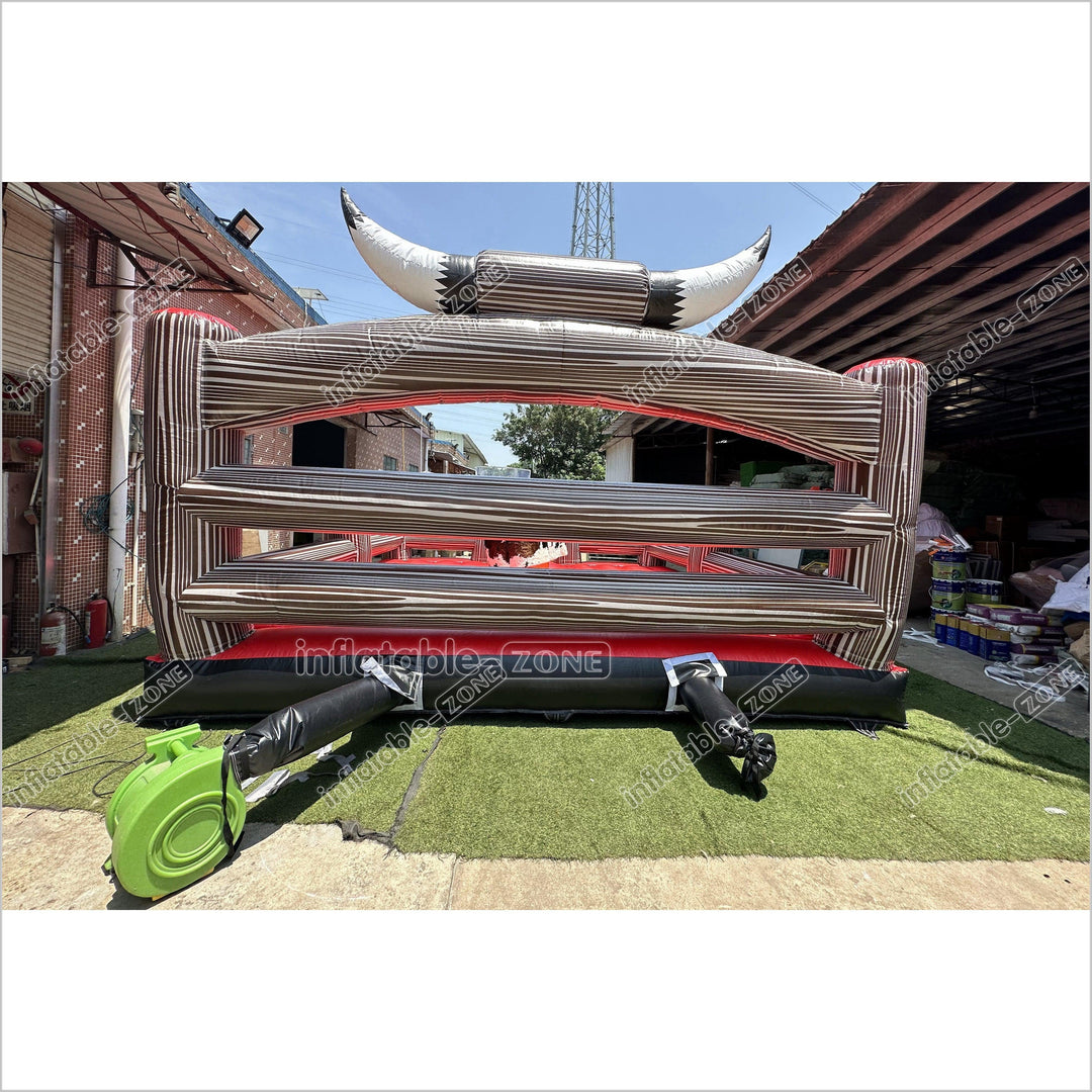 Inflatable Brown Mechanical Bulls