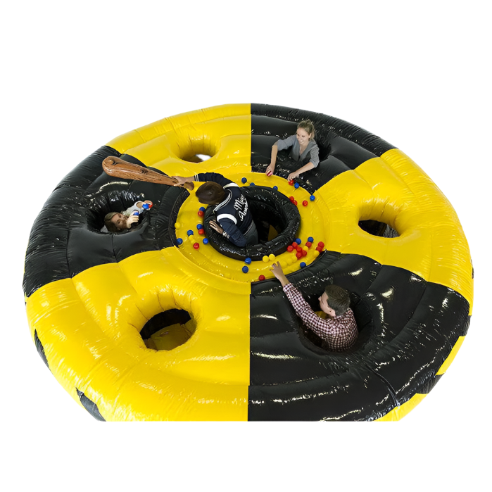 Inflatable Human Whack A Mole Game with Hammer - 3 Year Warranty