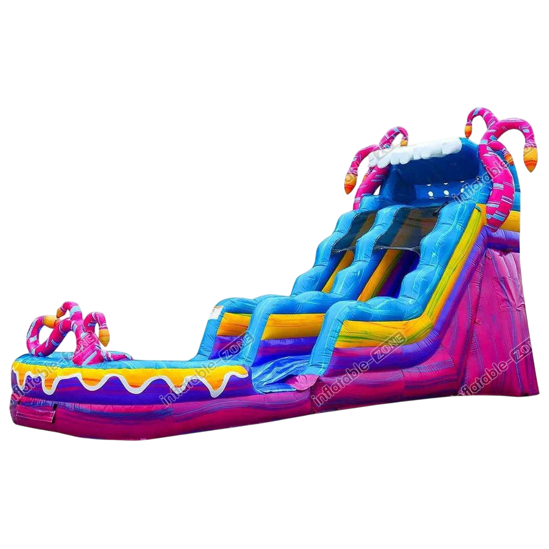 Commercial Grade Mystery Jungle Water Slide with Pool