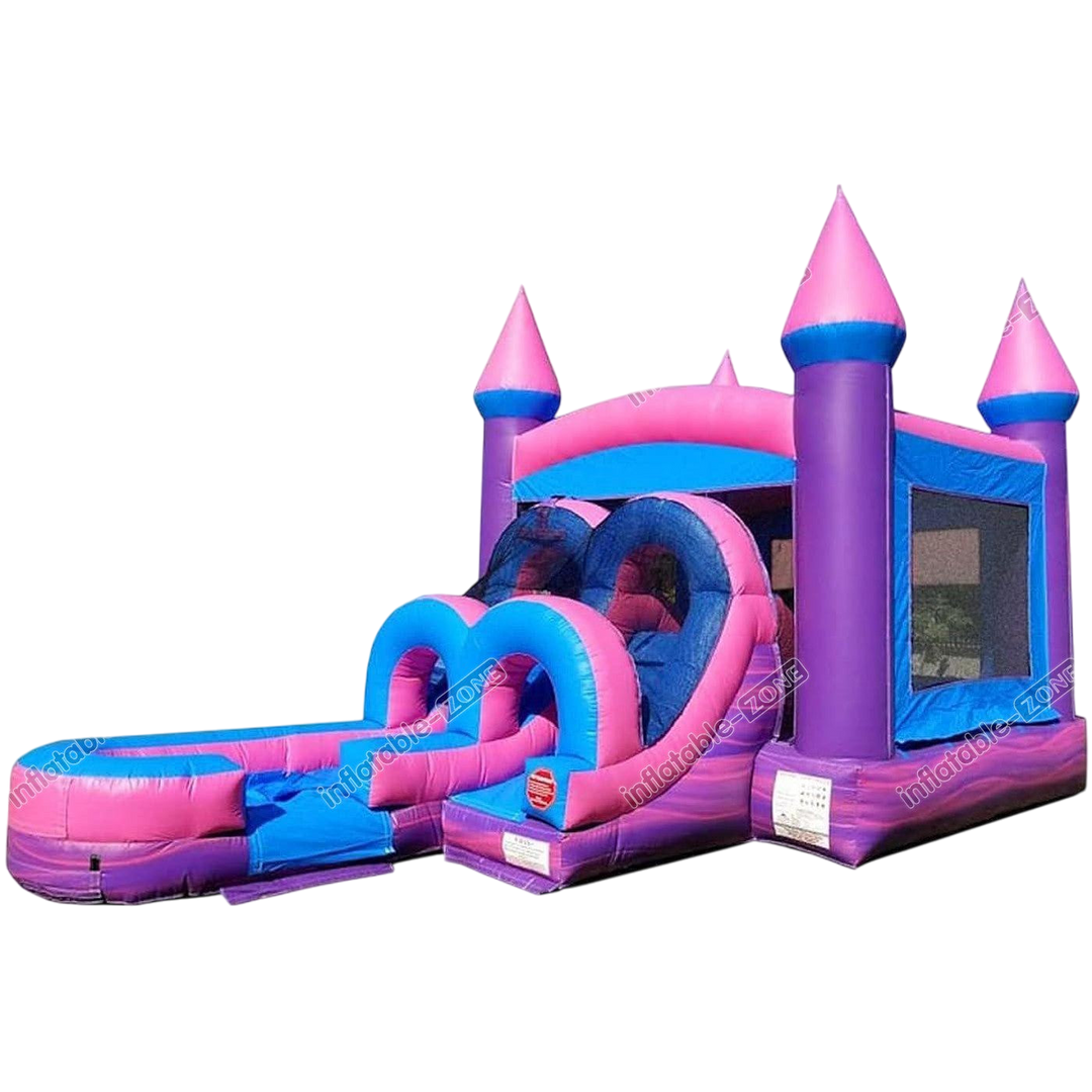 Combo Bounce House with Water Slide - Kids Inflatable Party Castle