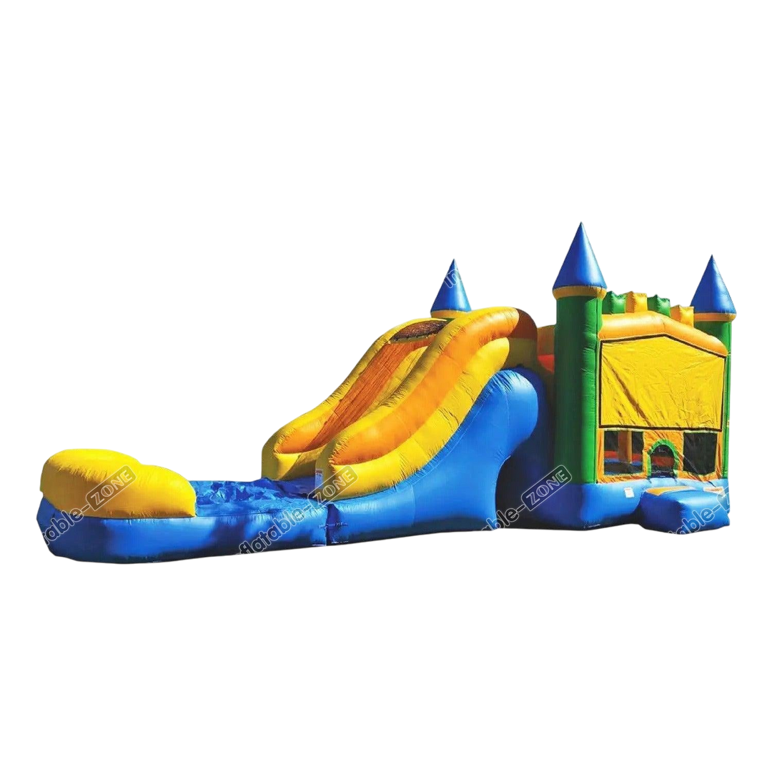 Large Bounce House Water Slide Combo - Inflatable Fun Castle for Kids