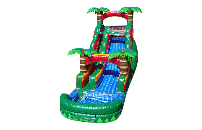 Emerald Fire Inflatable Water Slide - 18 FT