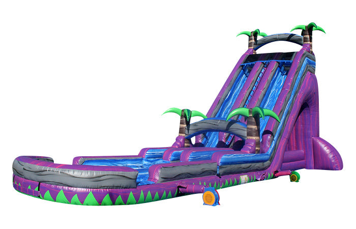 27ft Purple Lightning Water Slide