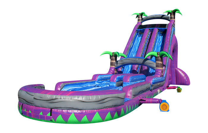 27ft Purple Lightning Water Slide