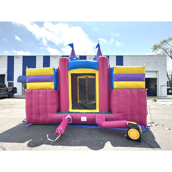 Dual Lane Dura-Lite Pink Combo w Detachable Pool