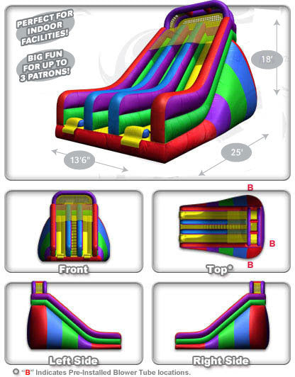 Wacky (18’) Dual Slide™