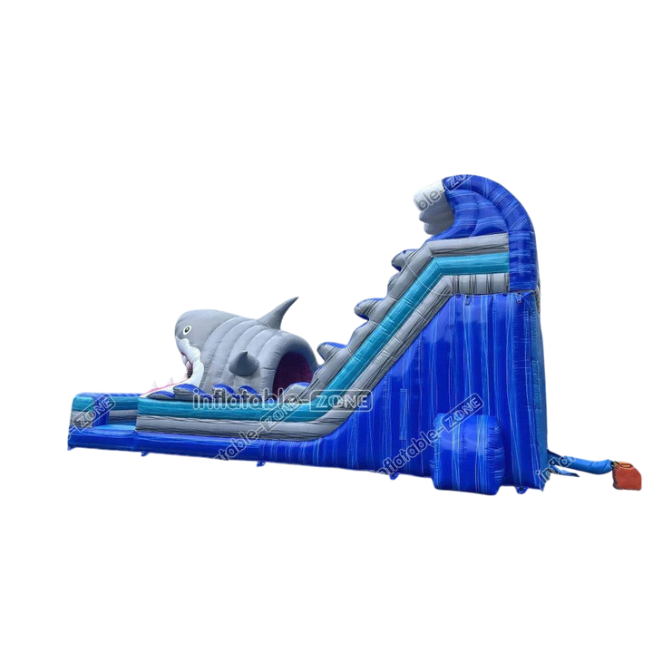 Giant Shark Inflatable Water Slide - Commercial Grade Party Slide