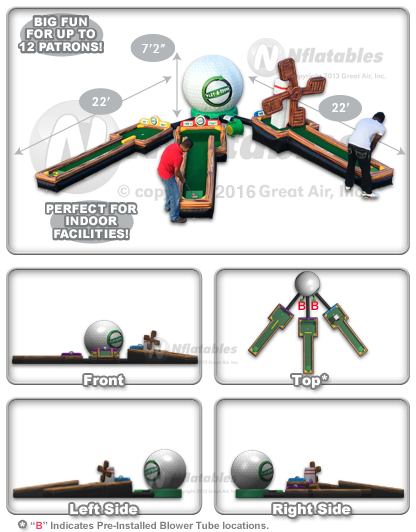 Play-A-Round Golf™ 3-Hole Mini Golf