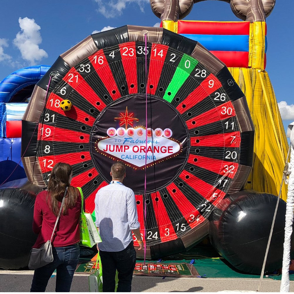 MULTI-USE 16 FT ROULETTE DART/MOVIE SCREEN/SIDE GAMES