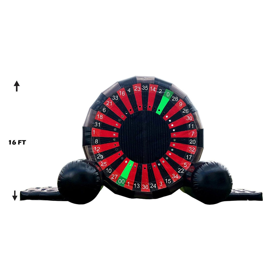 MULTI-USE 16 FT ROULETTE DART/MOVIE SCREEN/SIDE GAMES