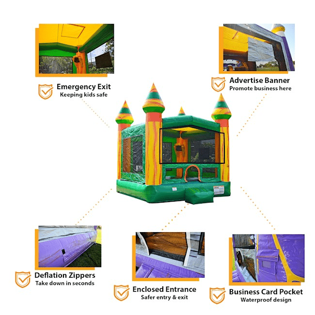 AMAZON RIVER 13' X 13' BOUNCE HOUSE