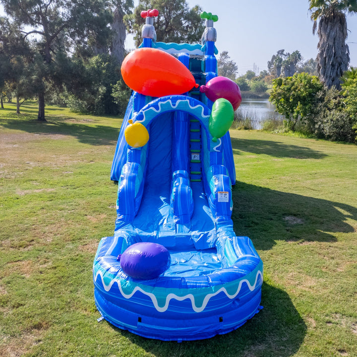 WATER BALLOONS 19 FT SLIDE